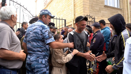 В Дербенте отправили очередных призванных по частичной мобилизации