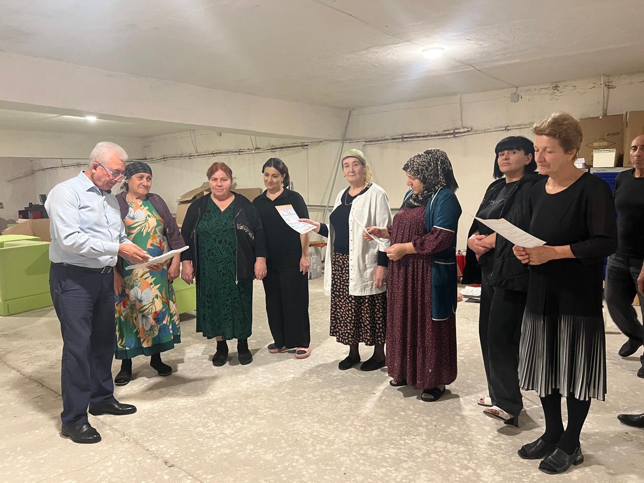 Занятие по гражданской обороне с населением в заглубленном помещении подземного пространства (Укрытие)